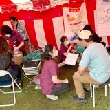 とよかわおいでん祭鍼灸体験ボランティア