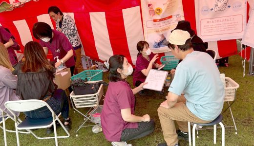 とよかわおいでん祭鍼灸体験ボランティア
